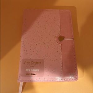 Juicy Couture Pink Glitter Heart-Closure Journal